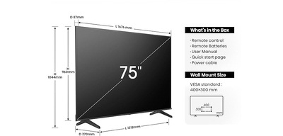 Fernseher 75 Zoll